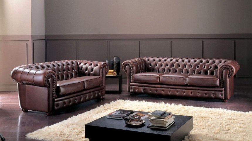 Диван Chesterfield Brown 3s