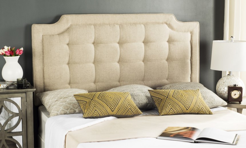 Кровать Elliot Shelter Upholstered Headboard