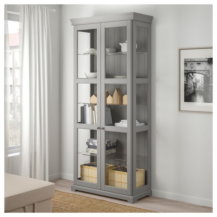 Шкаф-витрина ikea ЛИАТОРП