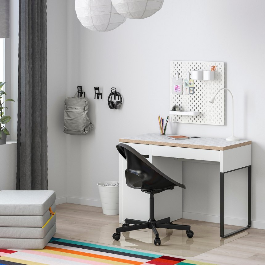 Письменный стол ikea микке 003.739.19 белый
