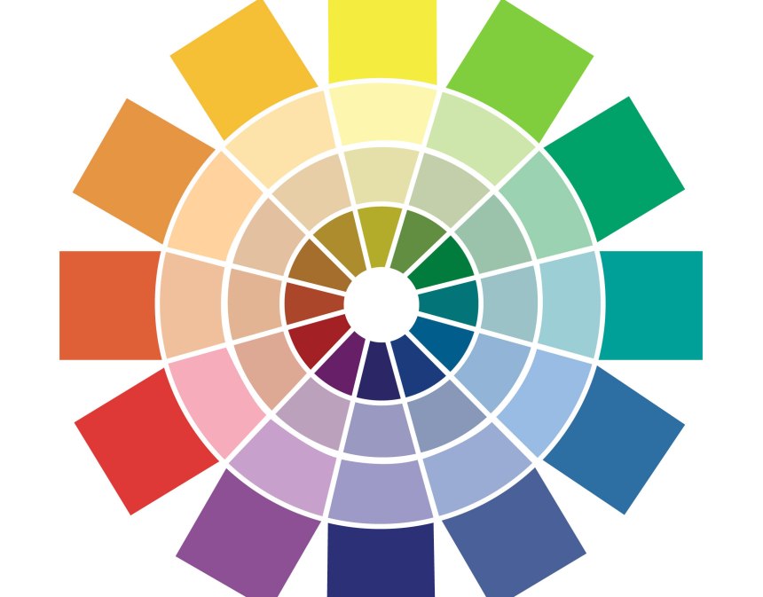 Цветовой круг для дизайна интерьера (52 фото)