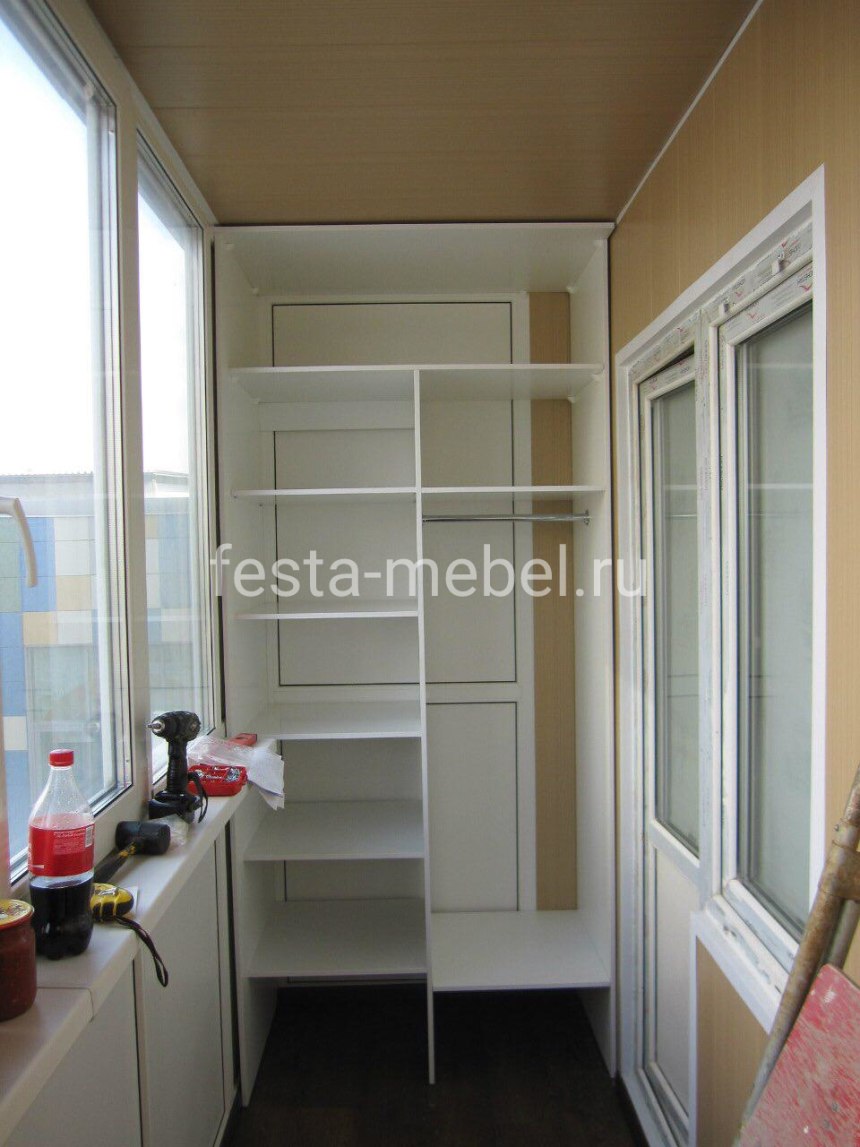 шкаф на балкон по индивидуальным размерам