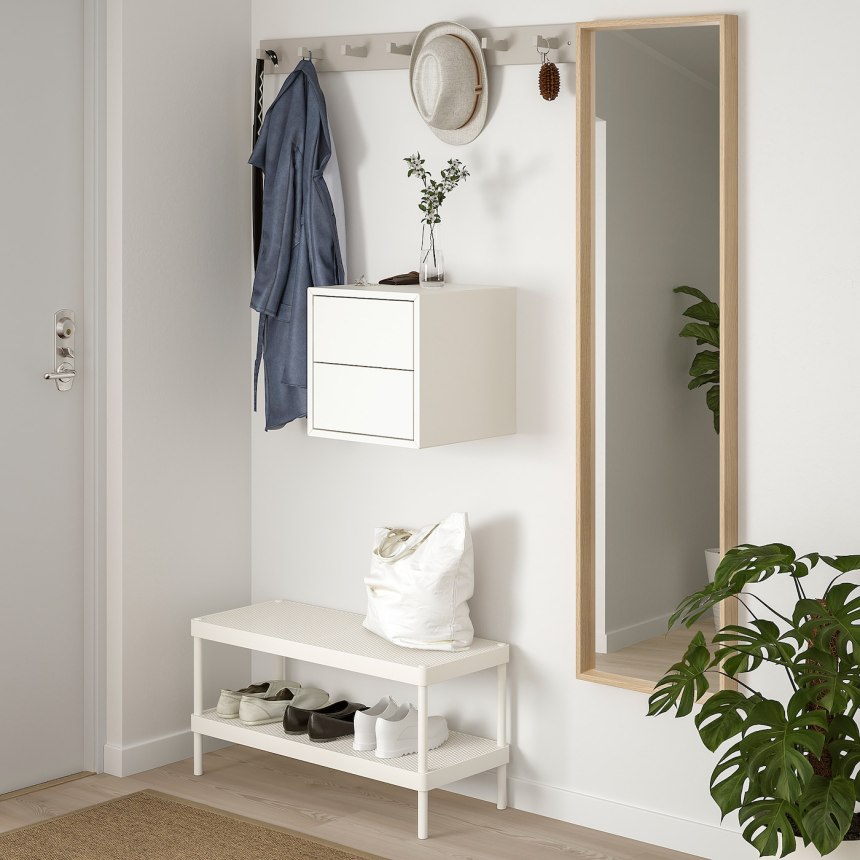 EKET ЭКЕТ шкаф с 2 ящиками, белый70x35x35 см