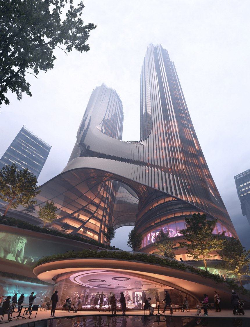 Zaha Hadid Architects небоскреб