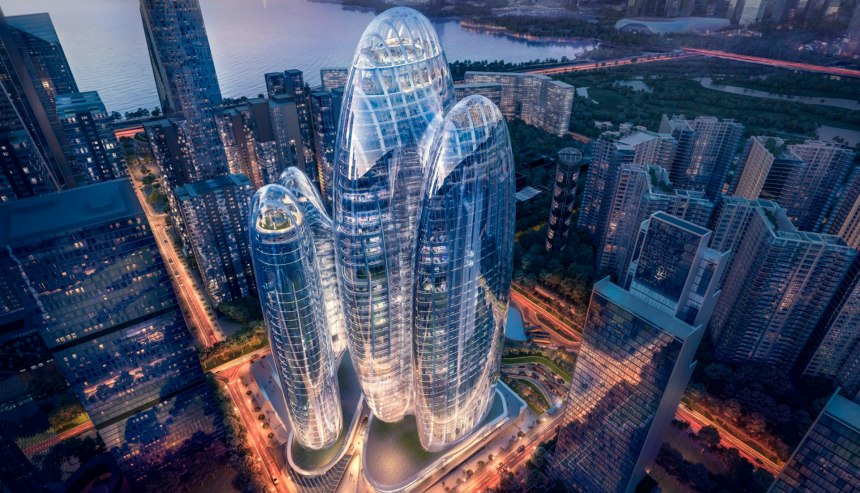 Башня Leeza Soho, Пекин, Китай