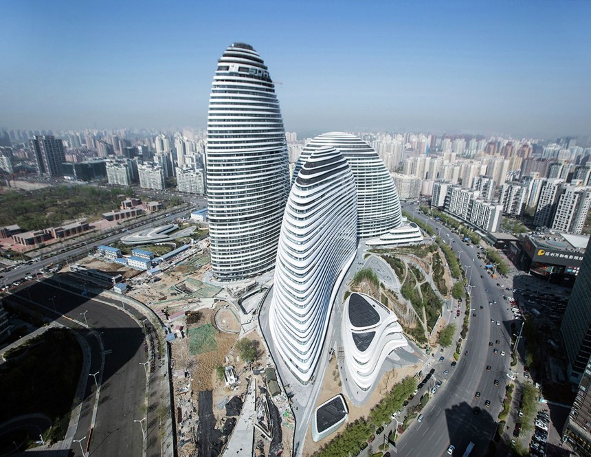 Башня Leeza Soho, Пекин, Китай