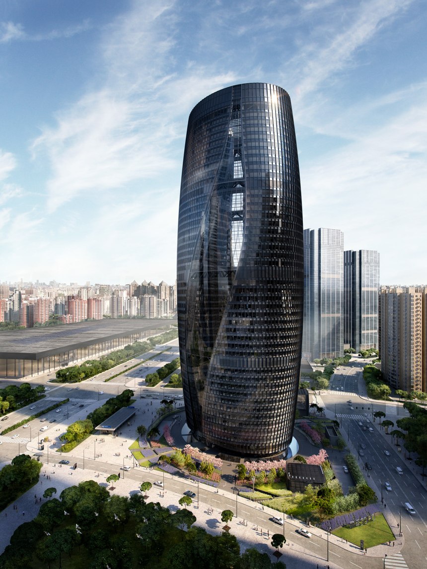 Башня Leeza Soho, Пекин, Китай