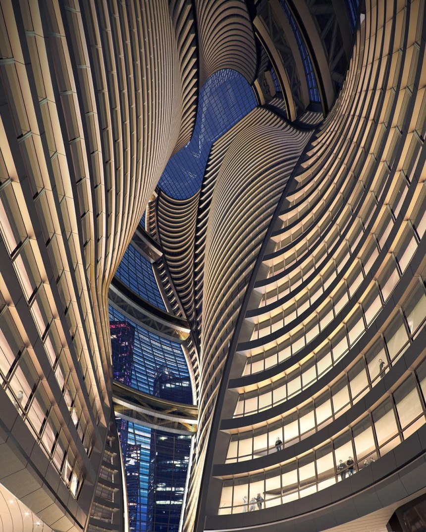 Башня Leeza Soho, Пекин, Китай