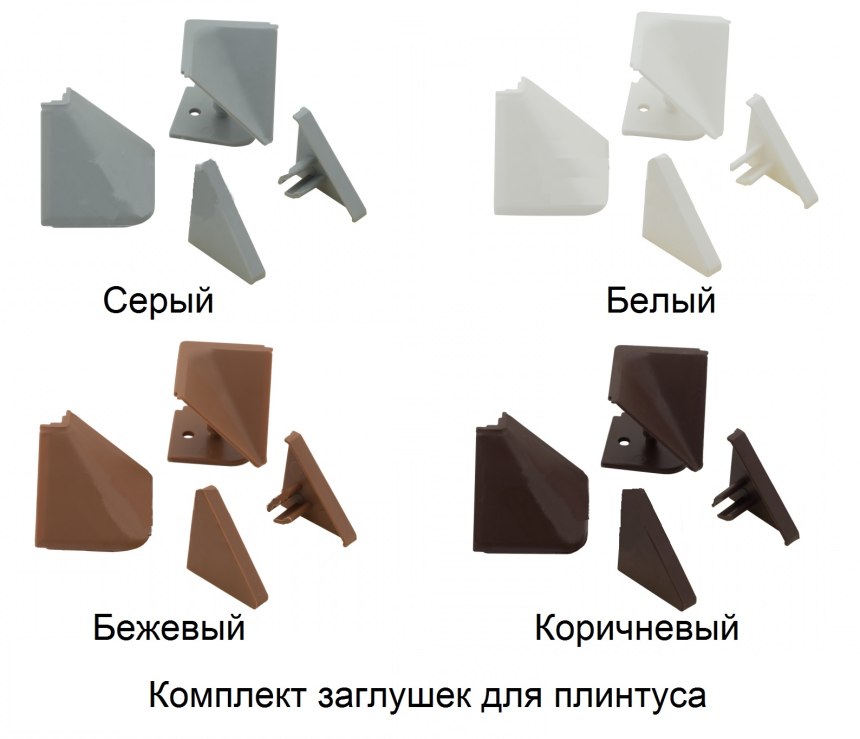 Заглушка к плинтусу Korner lb23 чёрный