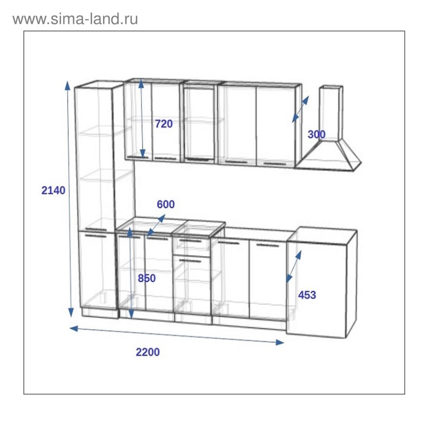 Кухня икеа высота кухни