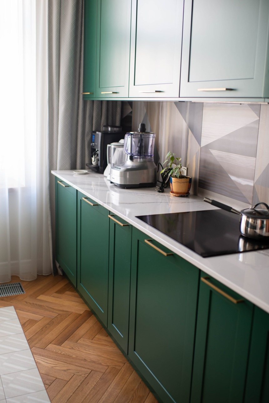 Forest Green 3027 кухня