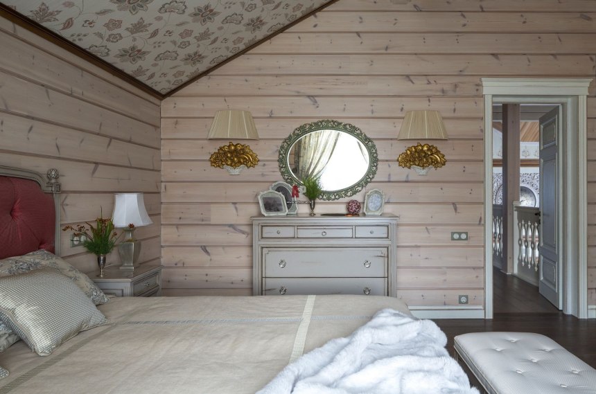 Tikkurila зеленый имитация бруса