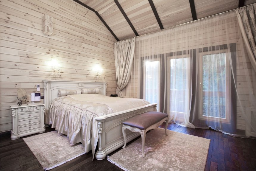 Tikkurila зеленый имитация бруса