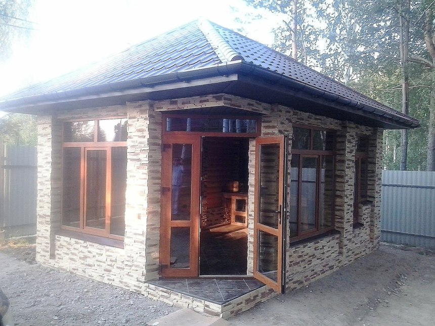 Теплая беседка