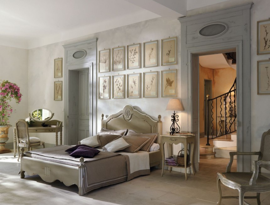 Дизайн спальни в французском стиле (57 фото)