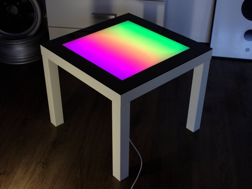Led Arduino стол