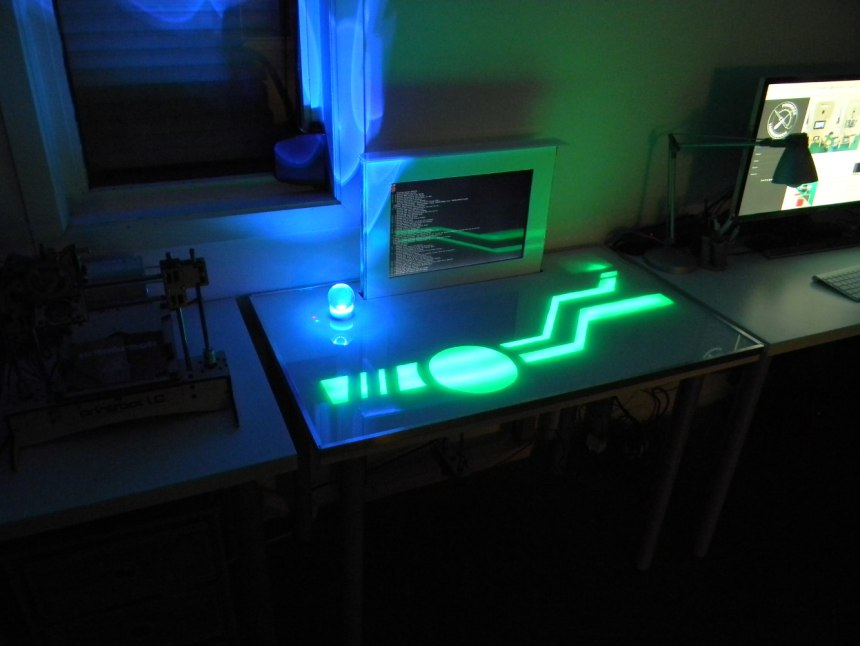 RGB подсветка для стола