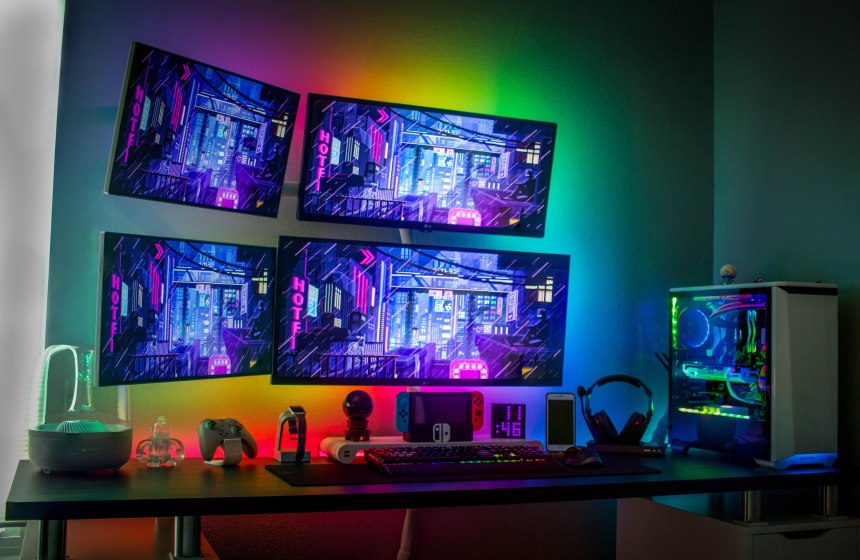 Компьютерный сетап RGB