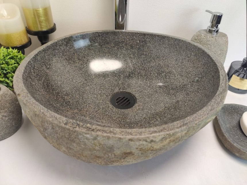 Riverstone раковины из речного камня