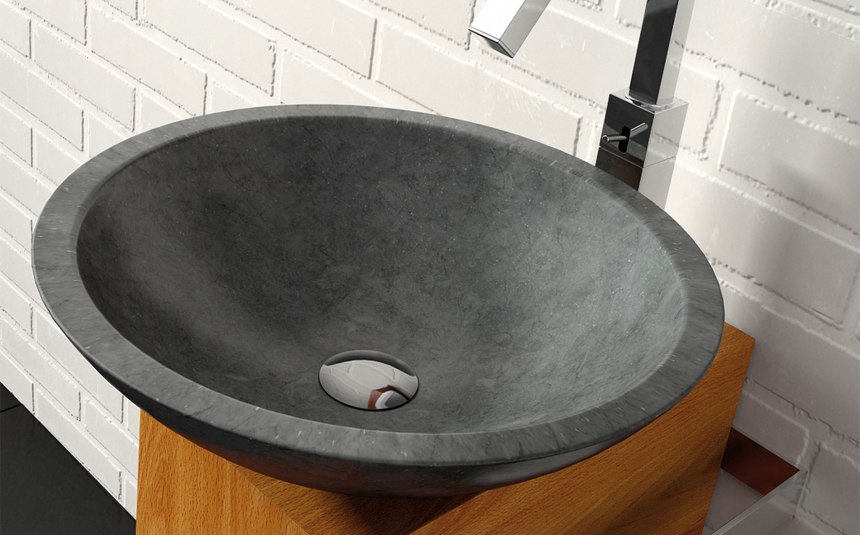 Lavabo Catania negro 405x120