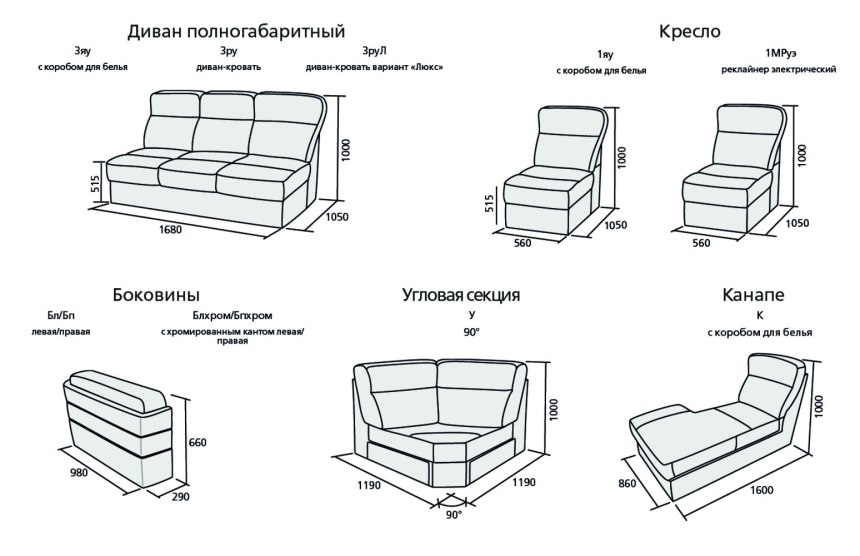 Диван Дуглас 1600