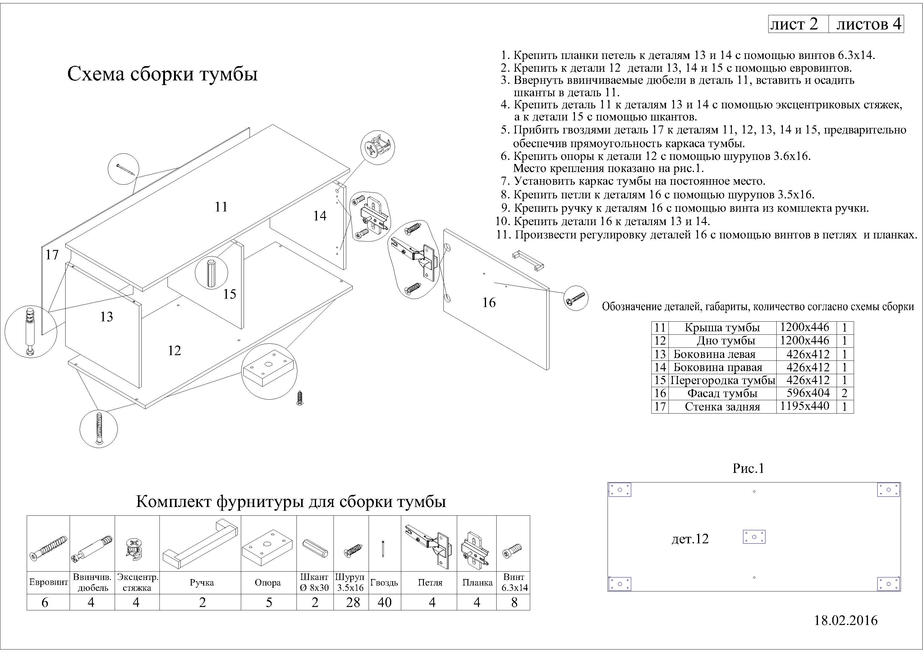 Инструкция по сборке шкафа шам 11