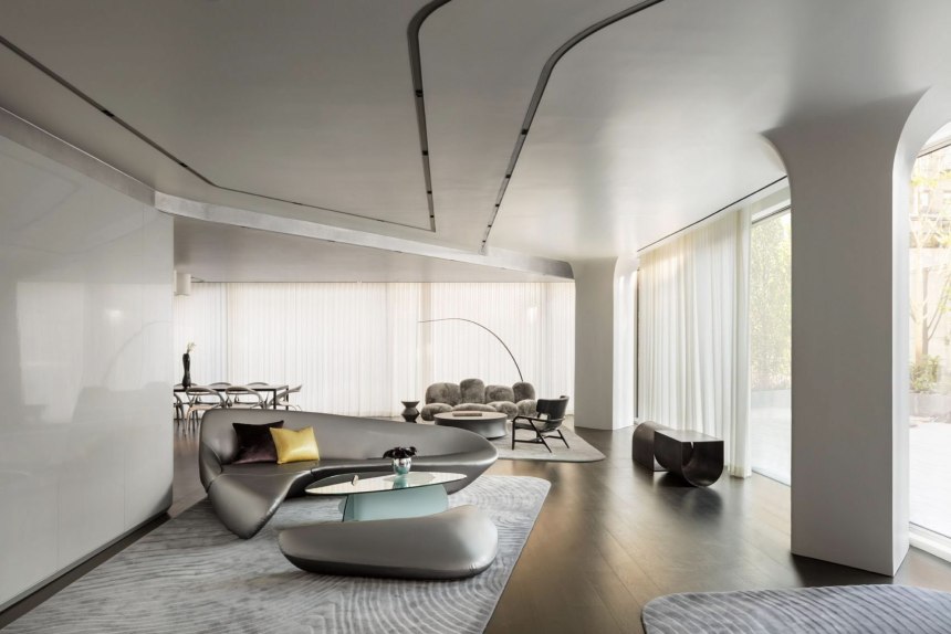 520 West 28th Street Zaha Hadid интерьер