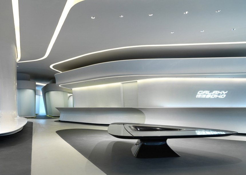 Заха Хадид Galaxy Soho интерьер