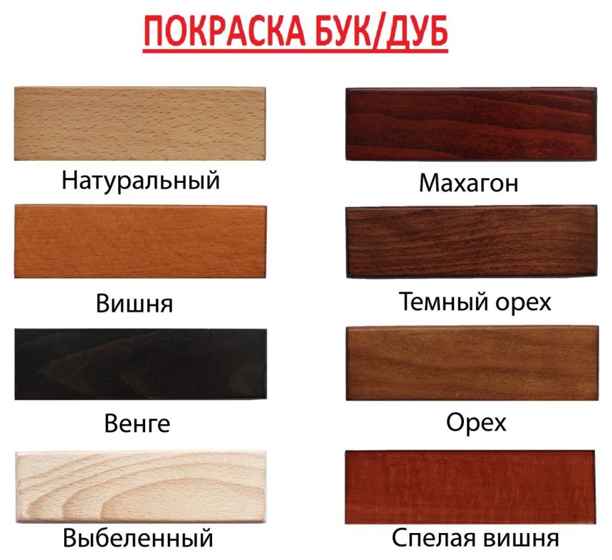 Морилка цвет вишня дуб