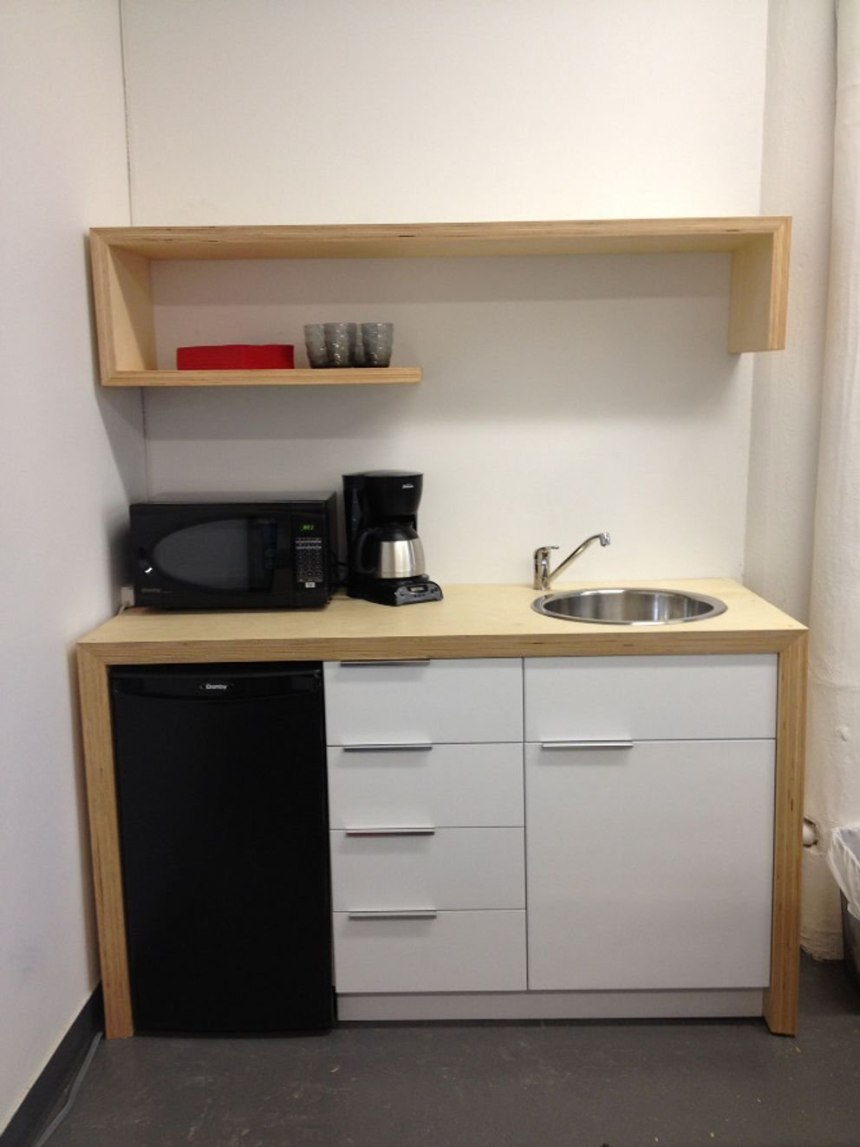 Шкаф кухня для офиса без мойки (53 фото)