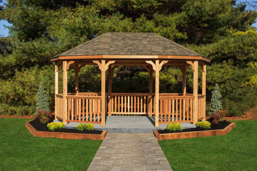Wooden Gazebo беседки
