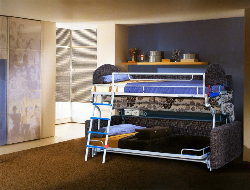 Двухъярусный диван кровать трансформер дубль (57 фото)