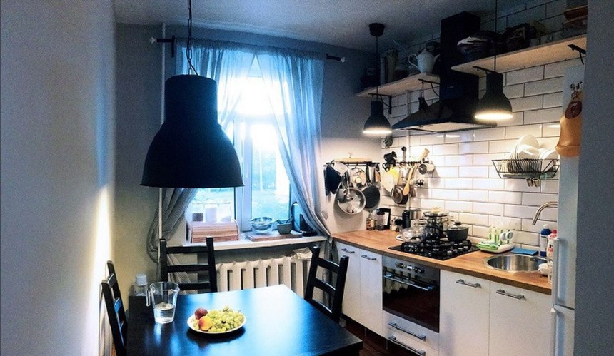 Кухни от икеа реальных интерьеров (55 фото)